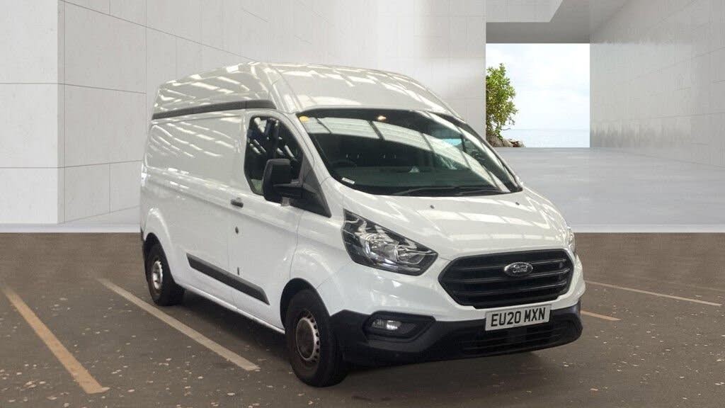 White 2020 Ford Transit Custom Van Front-wheel drive Manual