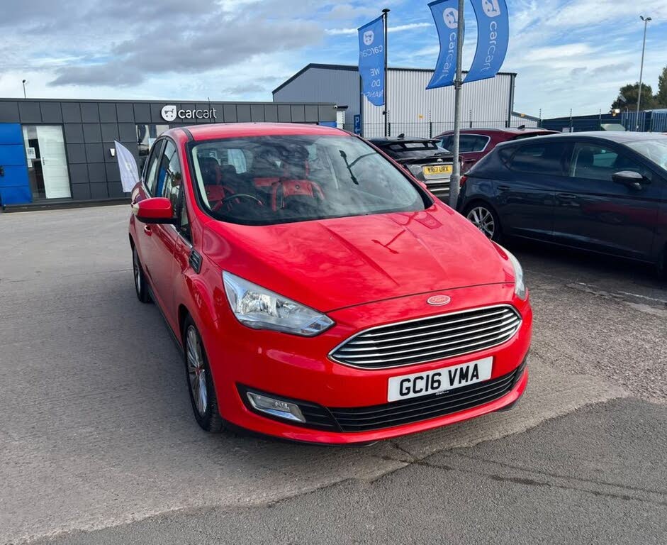 Red 2016 Ford C-MAX MPV Front-wheel drive Automatic