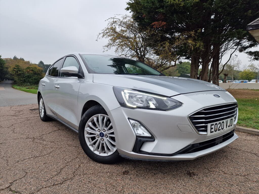 Silver 2020 Ford Focus Hatchback Front-wheel drive Manual