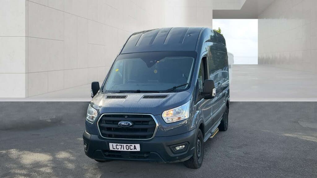 Grey 2021 Ford Transit Van Front-wheel drive Manual